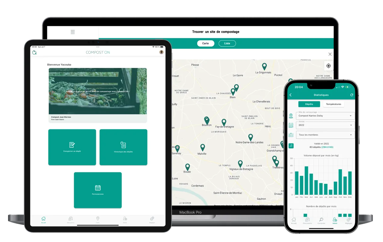Compost'ON plateforme de gestion du compostage